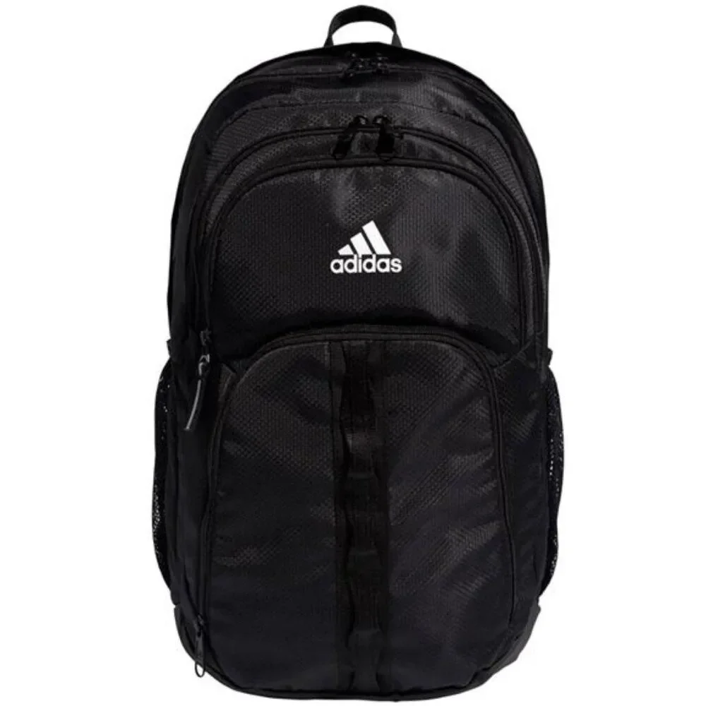 Adidas One Size Unisex Backpack with Padded Laptop Sleeve, Black